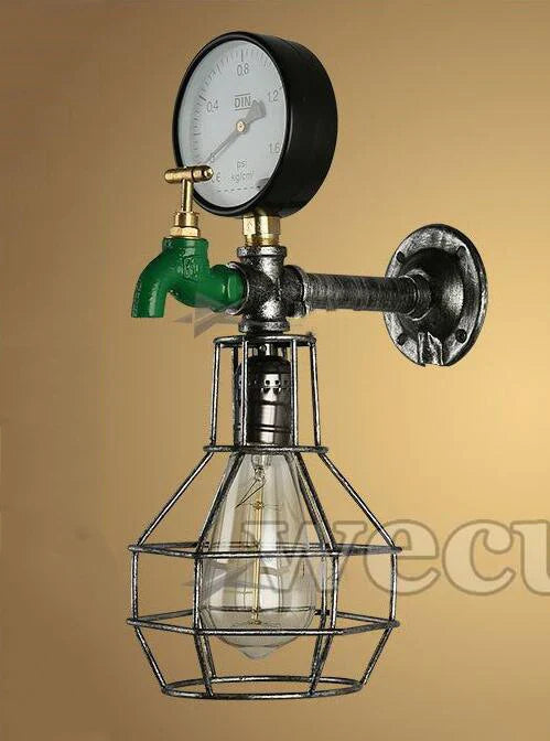 DecorBites™ Industrial Retro Wall Light: Steam Punk Lighting Fixtures for Home Decor
