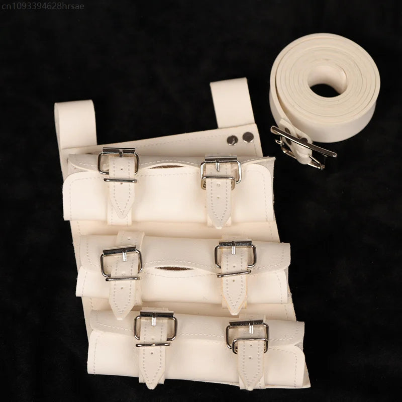 Medieval Sword Frog With Belt Waist Sheath Scabbard Warrior Armor Costume Rapier PU Leather Warrior Rapier Scabbard Holster