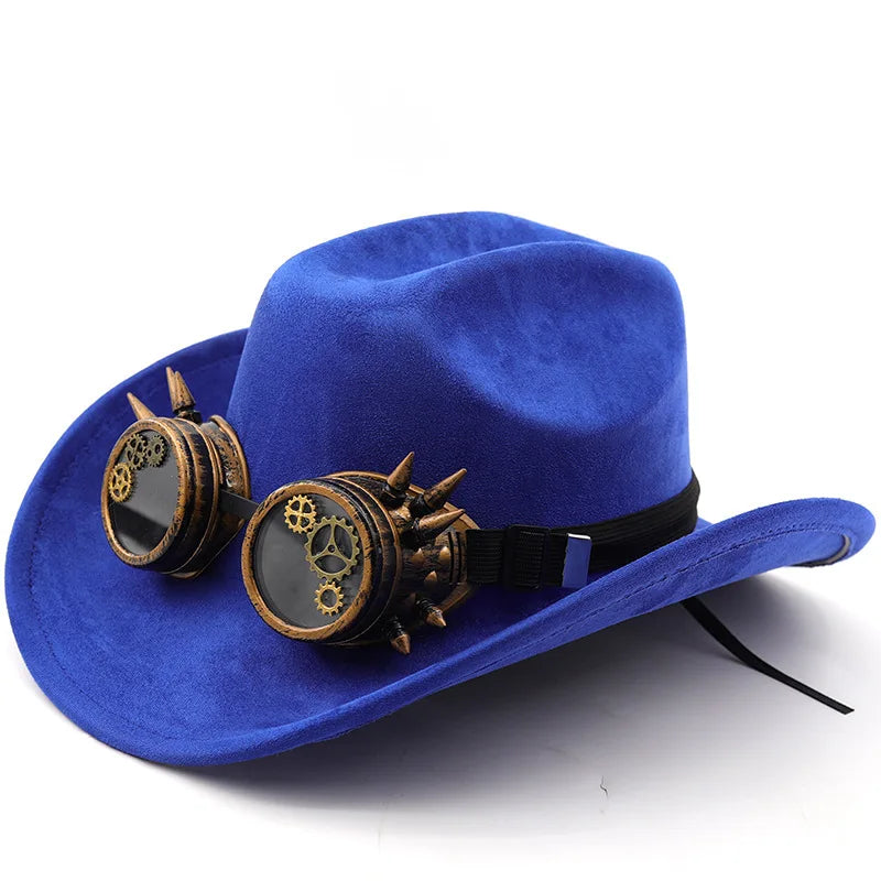 Fire Fist Ace Cosplay Anime Stage Performance Same Cartoon Suede Cowboy Hat