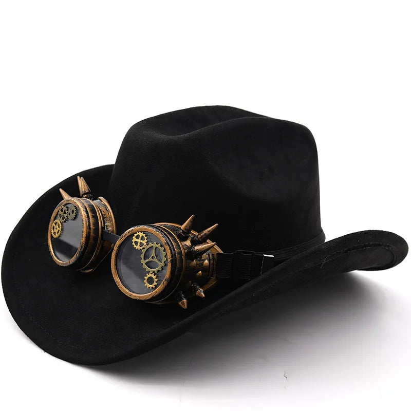 Fire Fist Ace Cosplay Anime Stage Performance Same Cartoon Suede Cowboy Hat