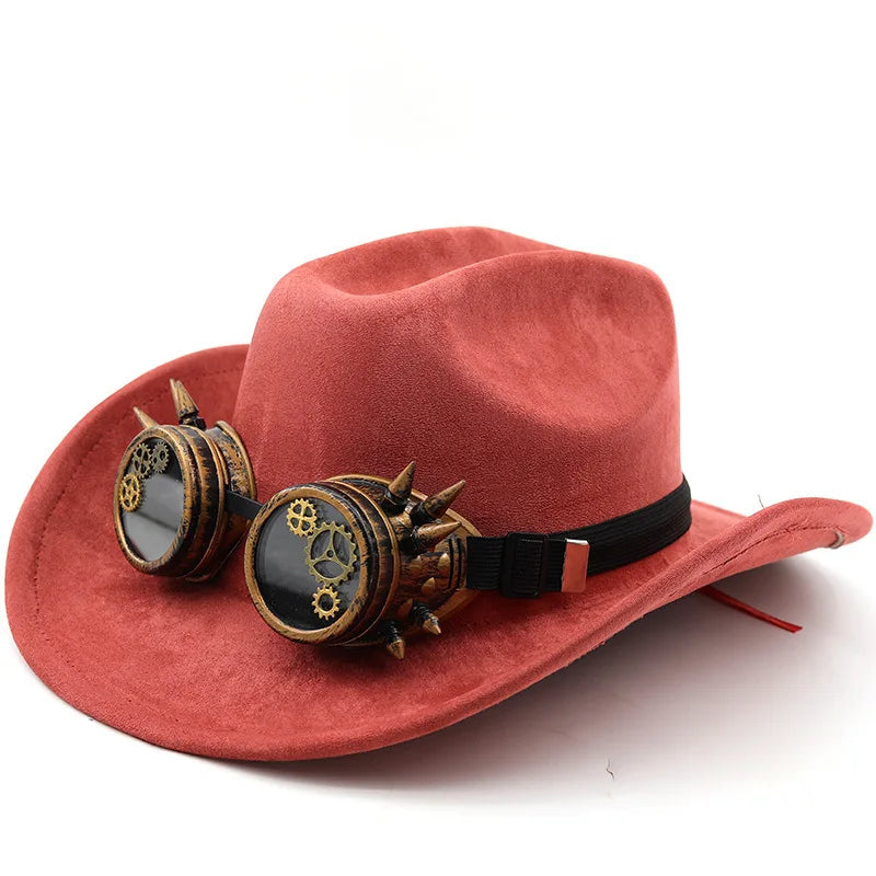Fire Fist Ace Cosplay Anime Stage Performance Same Cartoon Suede Cowboy Hat
