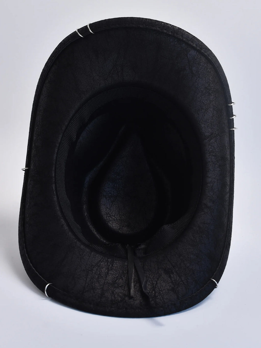 Faux Leather Vintage Western Cowboy Hat For Men