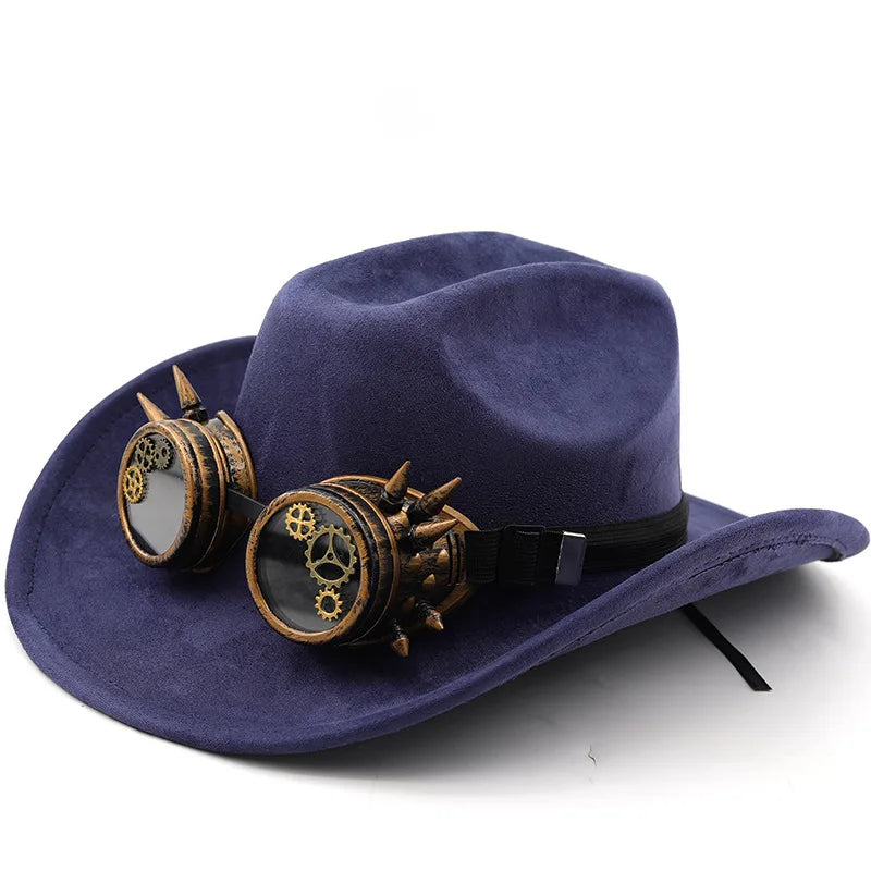 Fire Fist Ace Cosplay Anime Stage Performance Same Cartoon Suede Cowboy Hat