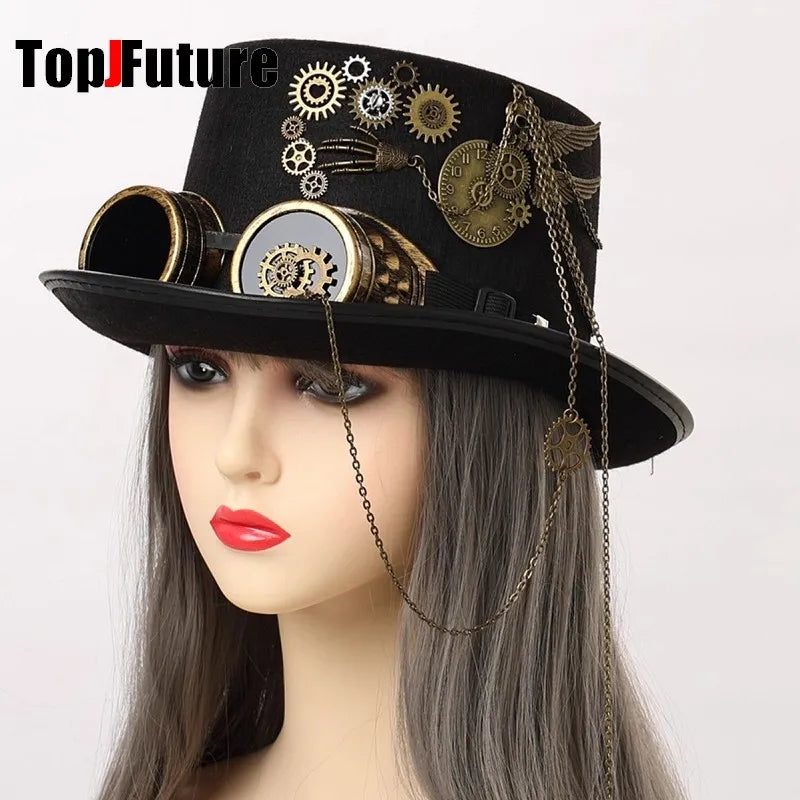 Harajuku Gear Chain Top Hat