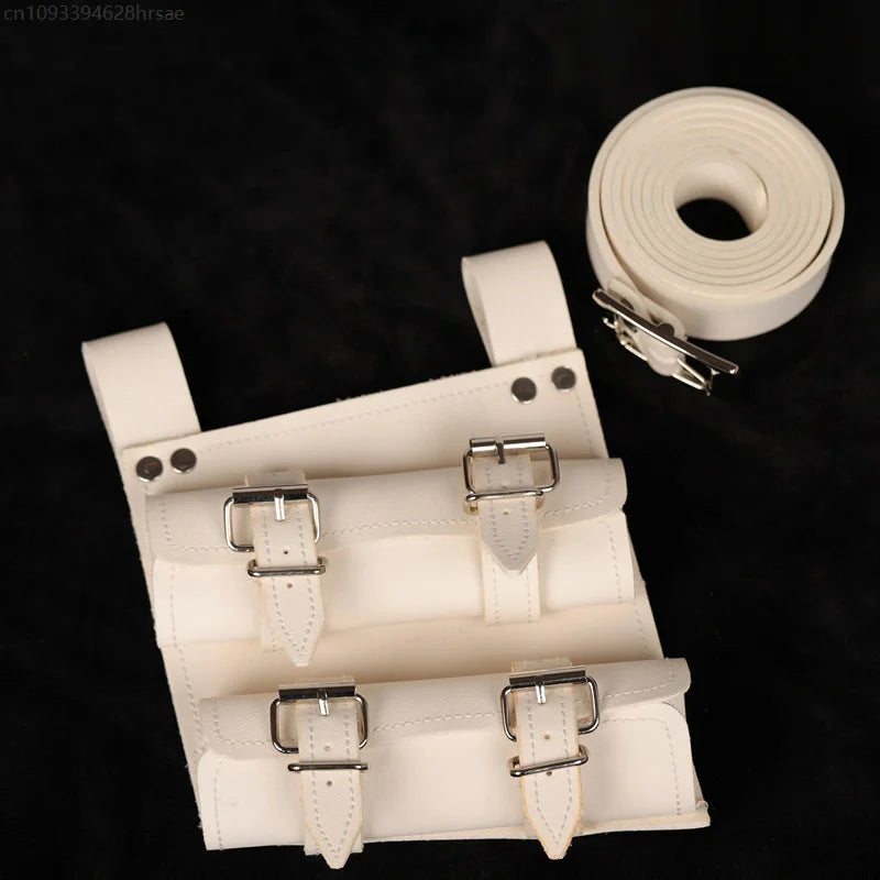 Medieval Sword Frog With Belt Waist Sheath Scabbard Warrior Armor Costume Rapier PU Leather Warrior Rapier Scabbard Holster