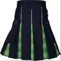 Kilt for Men, Utility Kilt, 100% Cotton Jeans Hybrid Kilt, Modern Box Pleated Tartan Traditional Men's Kilt