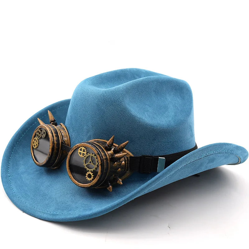 Fire Fist Ace Cosplay Anime Stage Performance Same Cartoon Suede Cowboy Hat