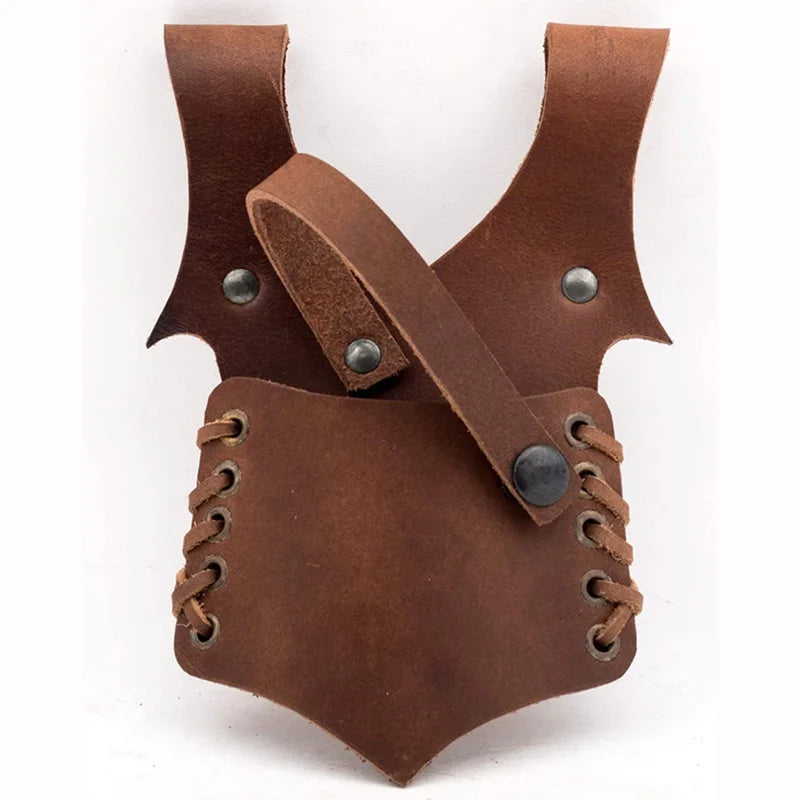 Medieval Knight Sword Belt Scabbard Knife Sheath