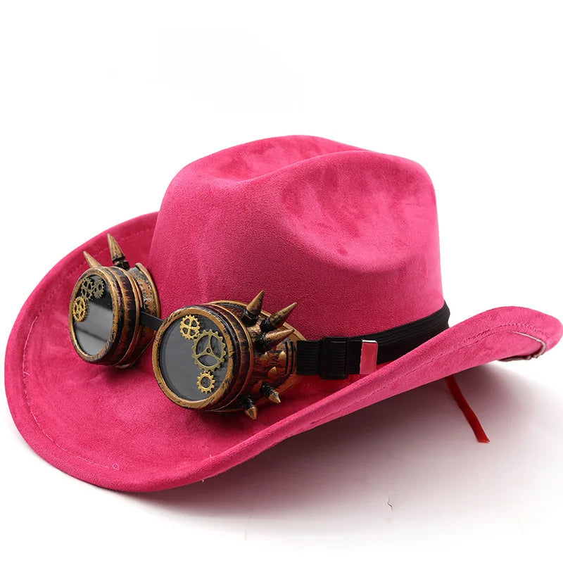 Fire Fist Ace Cosplay Anime Stage Performance Same Cartoon Suede Cowboy Hat