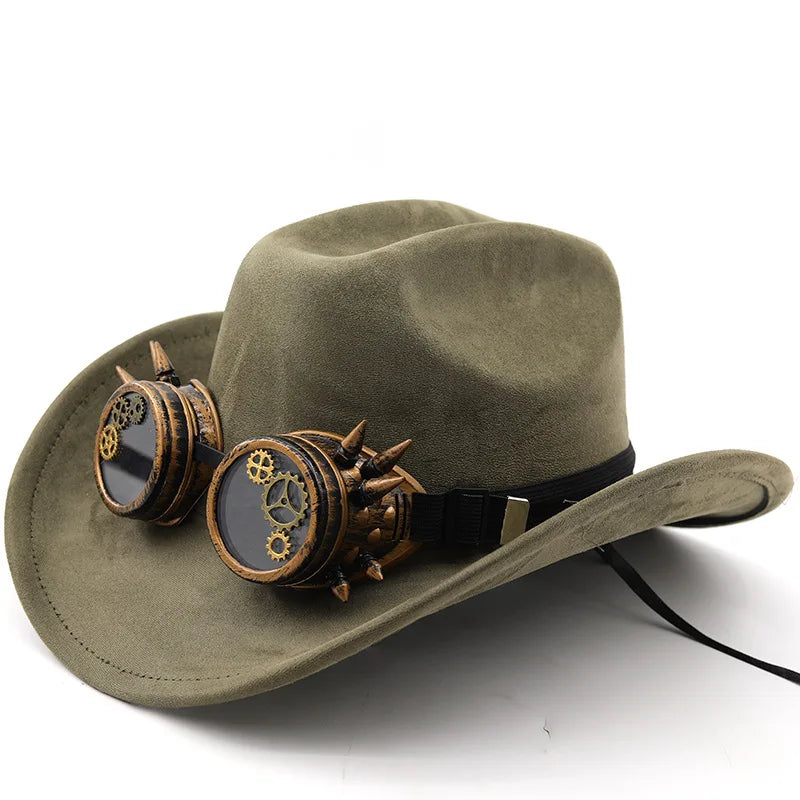 Fire Fist Ace Cosplay Anime Stage Performance Same Cartoon Suede Cowboy Hat