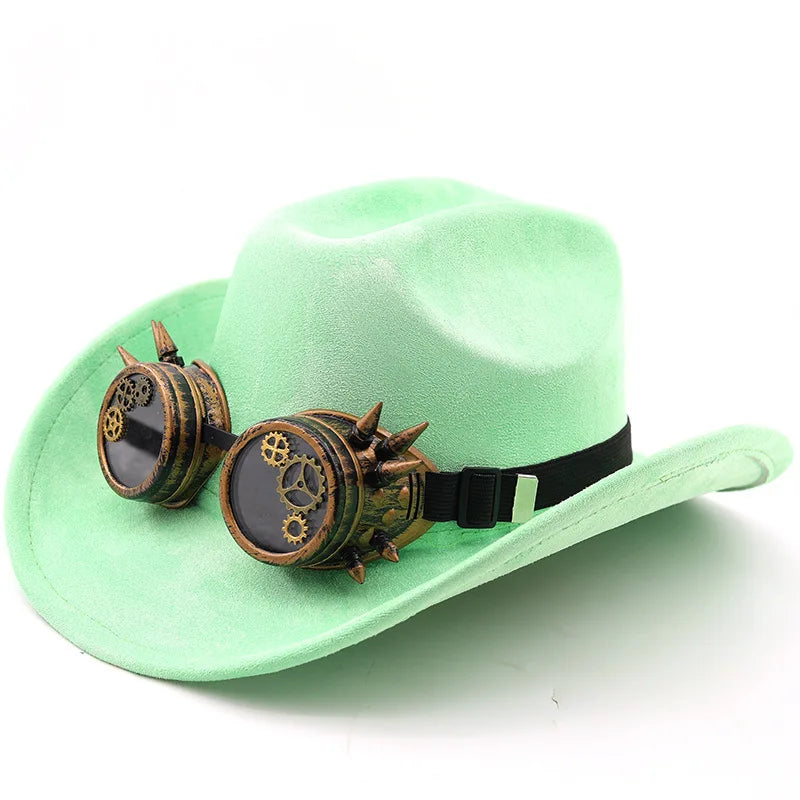 Fire Fist Ace Cosplay Anime Stage Performance Same Cartoon Suede Cowboy Hat