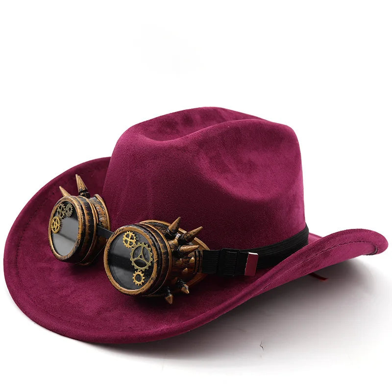 Fire Fist Ace Cosplay Anime Stage Performance Same Cartoon Suede Cowboy Hat